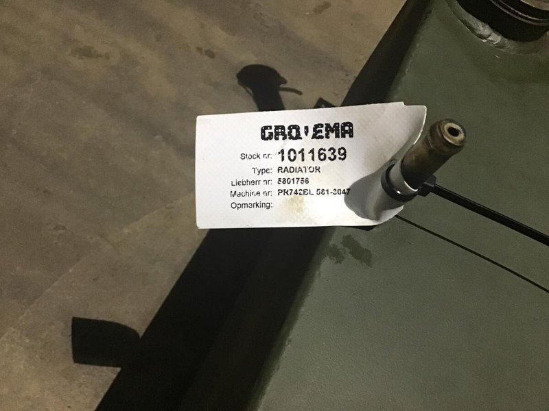 Liebherr Combined Radiator - Radiador: foto 2 Liebherr Combined Radiator - Radiador: foto 2