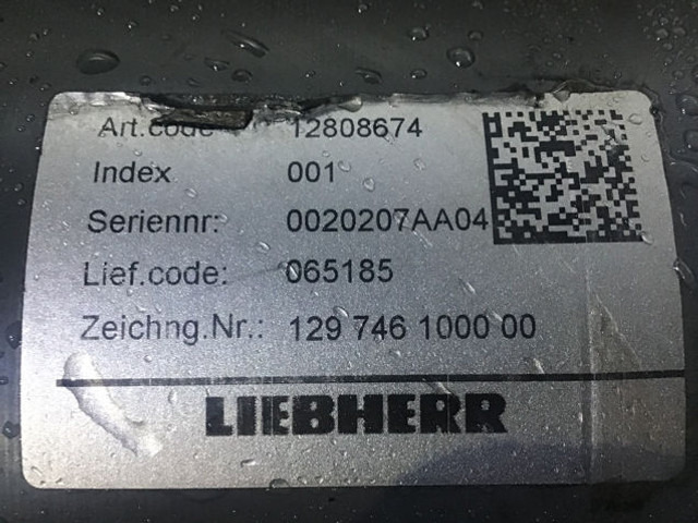 Liebherr Cylinder - Cilindro hidráulico: foto 2 Liebherr Cylinder - Cilindro hidráulico: foto 2