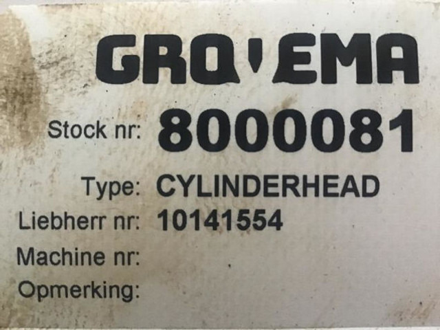 Cilindro hidráulico Liebherr Cylinderhead: foto 15