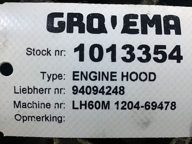 Capota Liebherr Engine Hood: foto 8