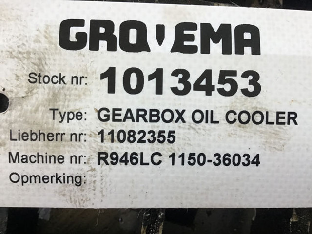 Liebherr Gearbox Oilcooler - Caja de cambios: foto 3 Liebherr Gearbox Oilcooler - Caja de cambios: foto 3