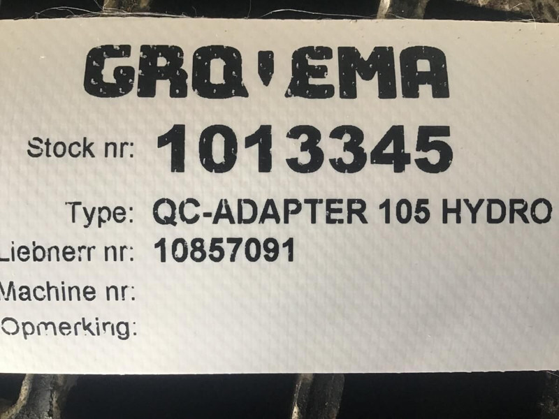 Liebherr Quick Hitch 105 Hyd - Acoplamiento rápido: foto 3 Liebherr Quick Hitch 105 Hyd - Acoplamiento rápido: foto 3