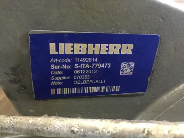 Liebherr Rear Axle - Eje posterior: foto 2 Liebherr Rear Axle - Eje posterior: foto 2