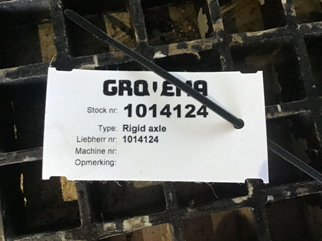 Eje y piezas Liebherr Rearaxle: foto 15