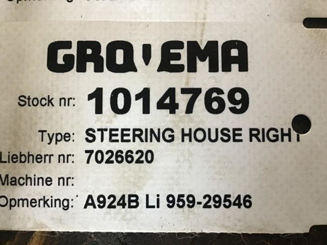 Liebherr Steering House Right - Mangueta: foto 3 Liebherr Steering House Right - Mangueta: foto 3