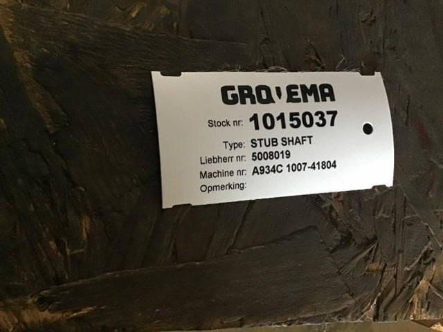 Liebherr Stub Shaft - Mangueta: foto 4 Liebherr Stub Shaft - Mangueta: foto 4