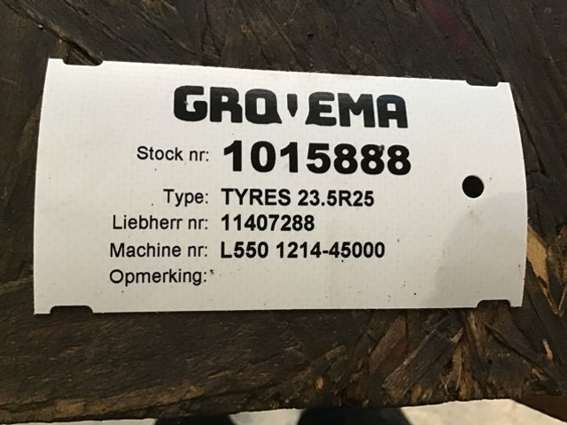 Liebherr Tires 23,5R25 - Neumáticos y llantas: foto 4 Liebherr Tires 23,5R25 - Neumáticos y llantas: foto 4