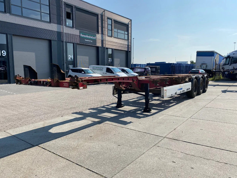 Krone SD 27 / container chassis / BPW + Disc / 1x Lift Axle - Semirremolque portacontenedore/ Intercambiable: foto 4 Krone SD 27 / container chassis / BPW + Disc / 1x Lift Axle - Semirremolque portacontenedore/ Intercambiable: foto 4