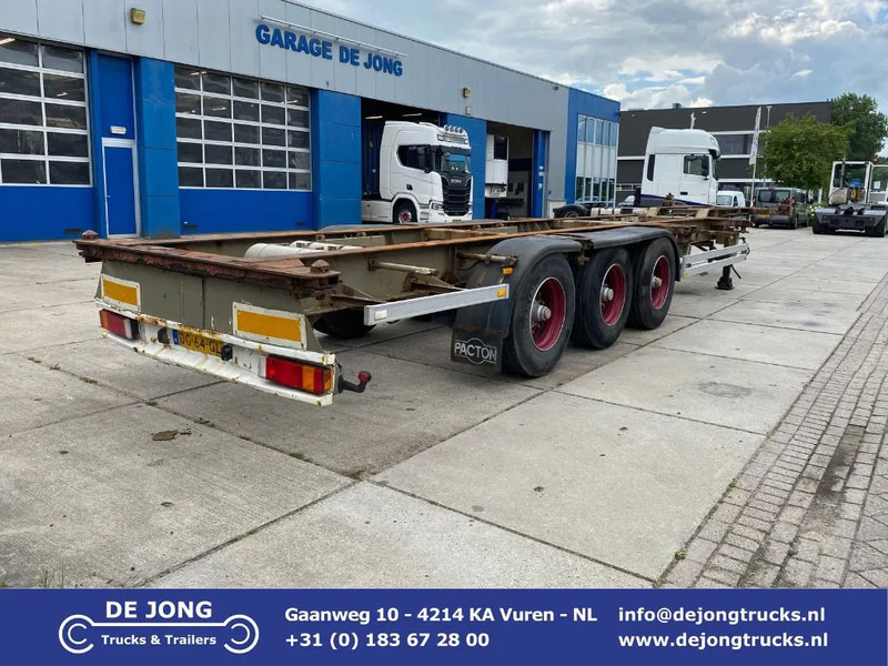 Pacton 40 FT Container Chassis / BPW + DISC - Semirremolque portacontenedore/ Intercambiable: foto 1 Pacton 40 FT Container Chassis / BPW + DISC - Semirremolque portacontenedore/ Intercambiable: foto 1