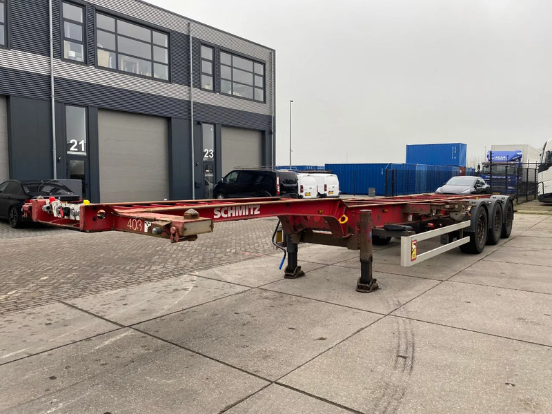 Schmitz Cargobull SCF 24 G Chassis / SAF + Disc / 1x Extendable / Lift axle - Semirremolque portacontenedore/ Intercambiable: foto 3 Schmitz Cargobull SCF 24 G Chassis / SAF + Disc / 1x Extendable / Lift axle - Semirremolque portacontenedore/ Intercambiable: foto 3