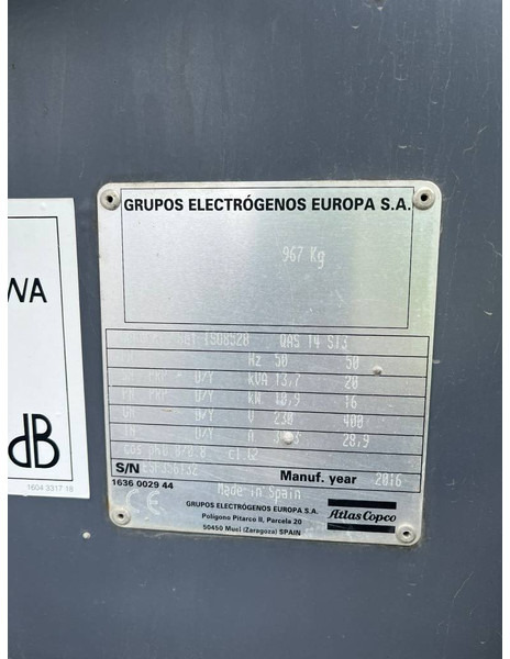 Leasing de Atlas-Copco QAS 14 ST3 Atlas-Copco QAS 14 ST3: foto 6