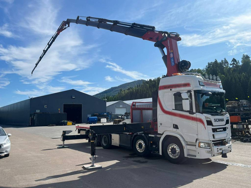 Scania R 590 + HMF 9520 K6 + Jibb + Winch - Camión grúa: foto 3 Scania R 590 + HMF 9520 K6 + Jibb + Winch - Camión grúa: foto 3