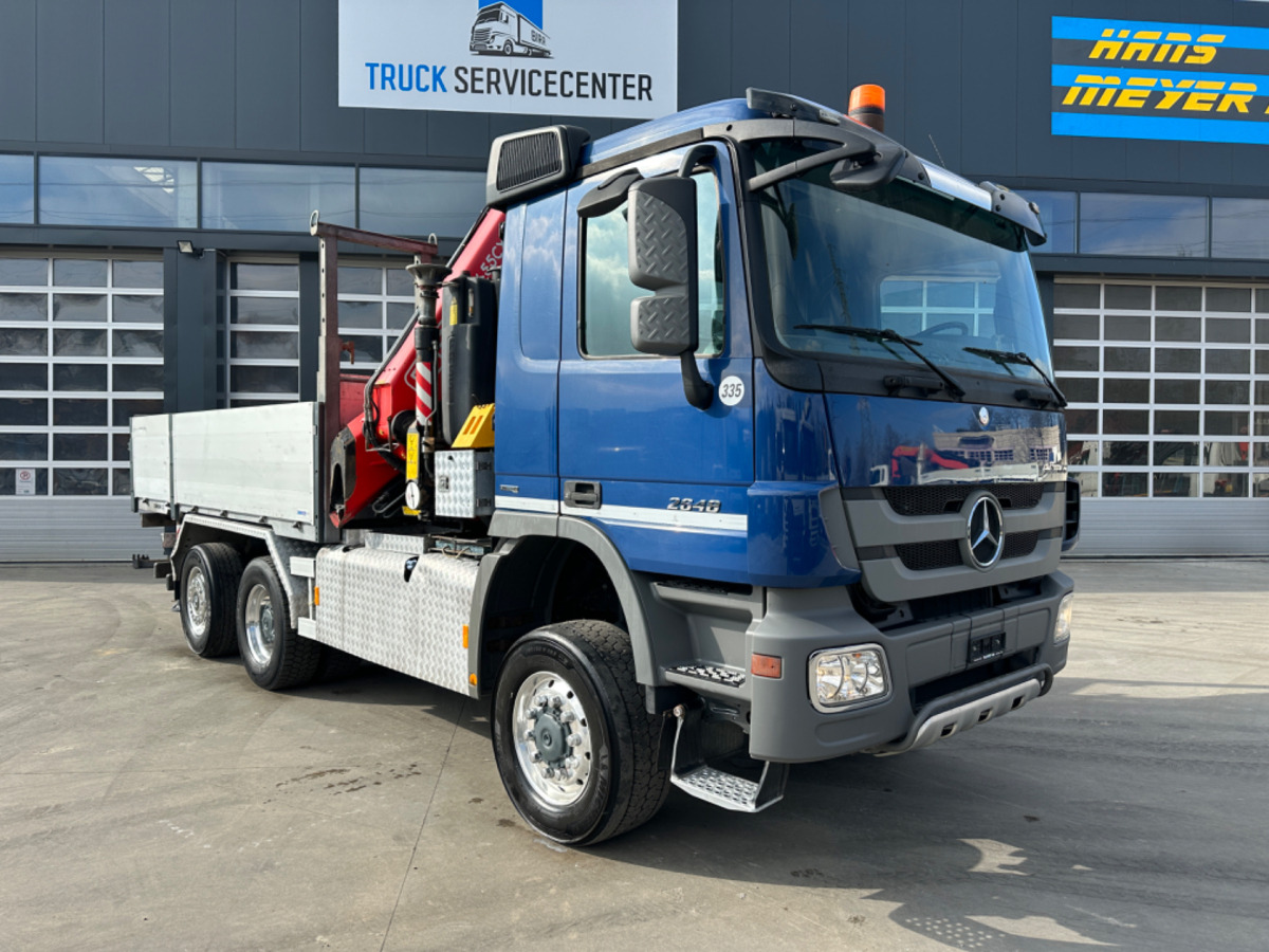 MERCEDES Actros 2648 6x4/4 Fassi455 SZM/Pritsche - Camión grúa: foto 4 MERCEDES Actros 2648 6x4/4 Fassi455 SZM/Pritsche - Camión grúa: foto 4