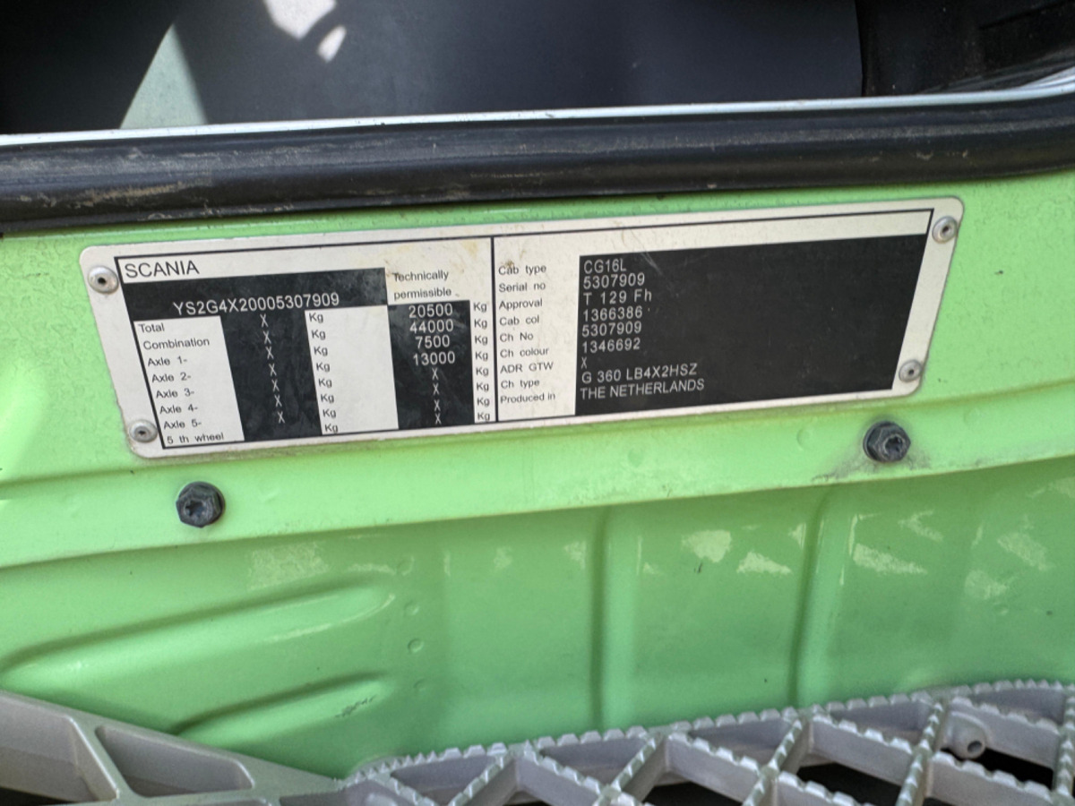 Camión portacontenedor de cadenas SCANIA G360 4x2 Gergen: foto 16 Camión portacontenedor de cadenas SCANIA G360 4x2 Gergen: foto 16