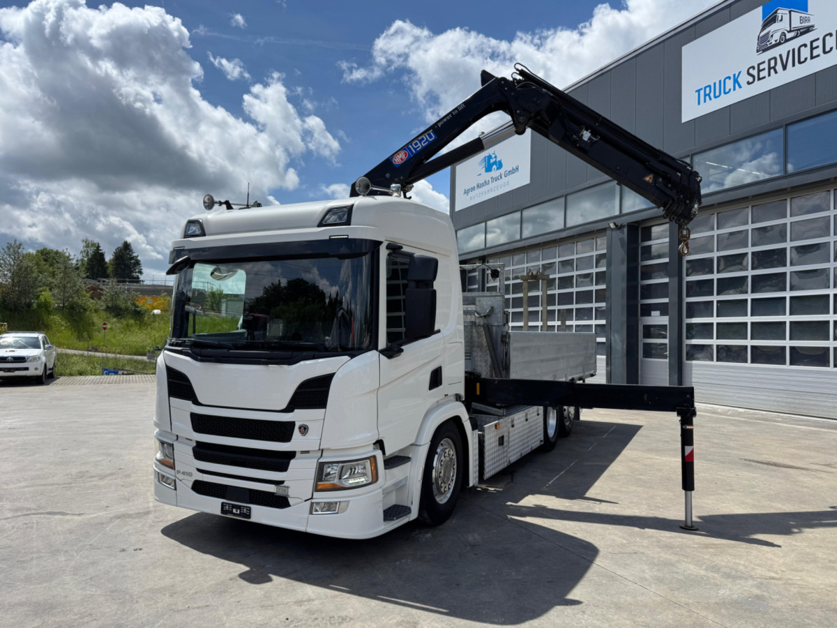 SCANIA P410 6x2 HMF1920-5 - Camión grúa: foto 1 SCANIA P410 6x2 HMF1920-5 - Camión grúa: foto 1