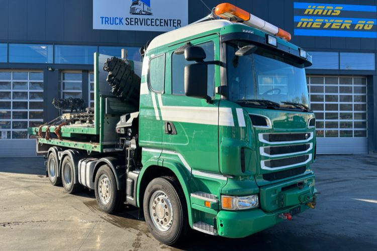 Scania R480 8x4 SWS SZM/Kran/Pritsche - Camión grúa: foto 5 Scania R480 8x4 SWS SZM/Kran/Pritsche - Camión grúa: foto 5
