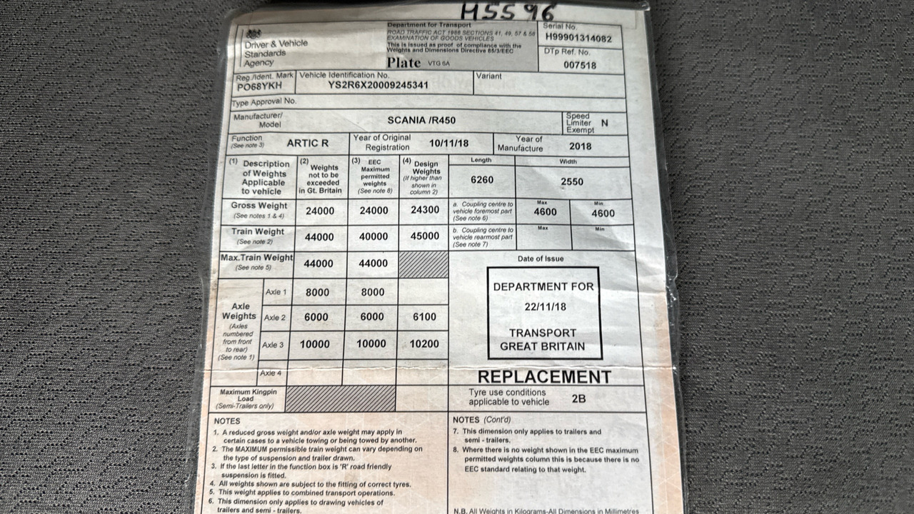 Cabeza tractora SCANIA R  450: foto 11