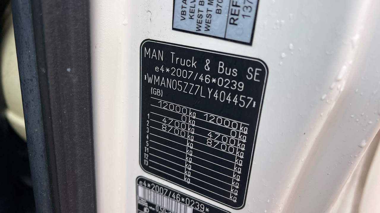 Camión caja cerrada MAN TGL 12.190: foto 12