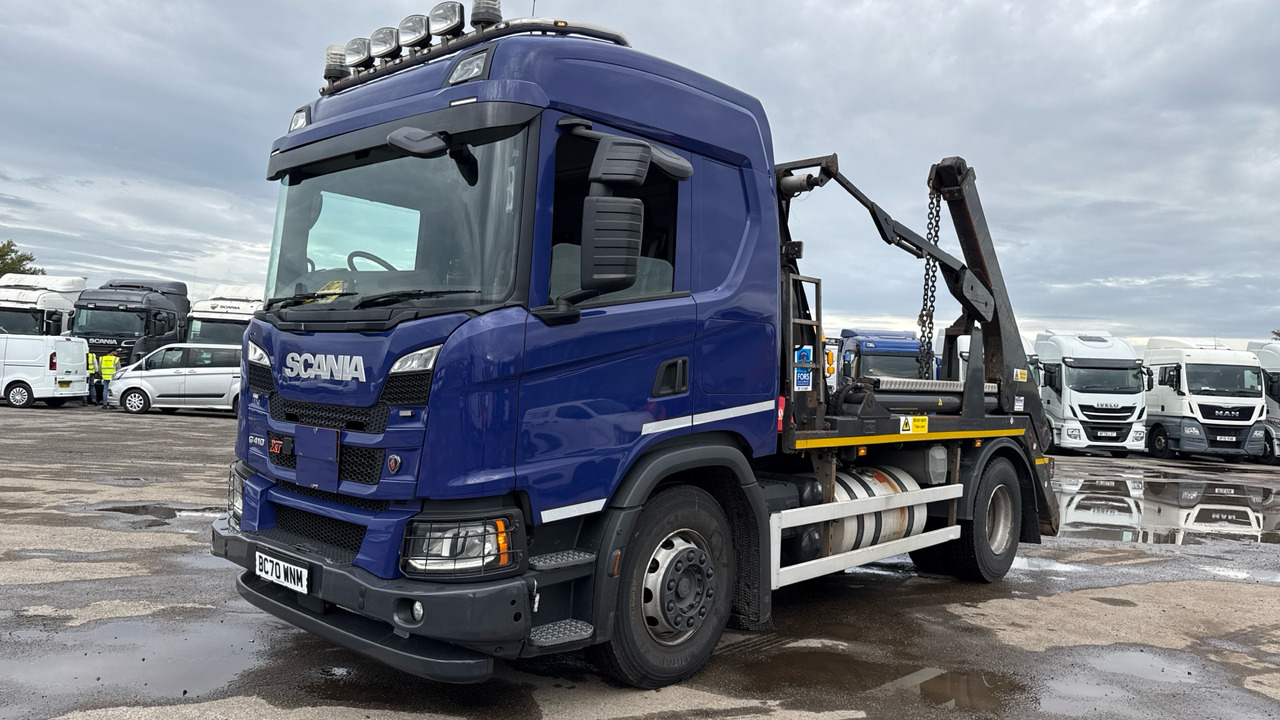 SCANIA G 410 - Camión portacontenedor de cadenas: foto 2 SCANIA G 410 - Camión portacontenedor de cadenas: foto 2