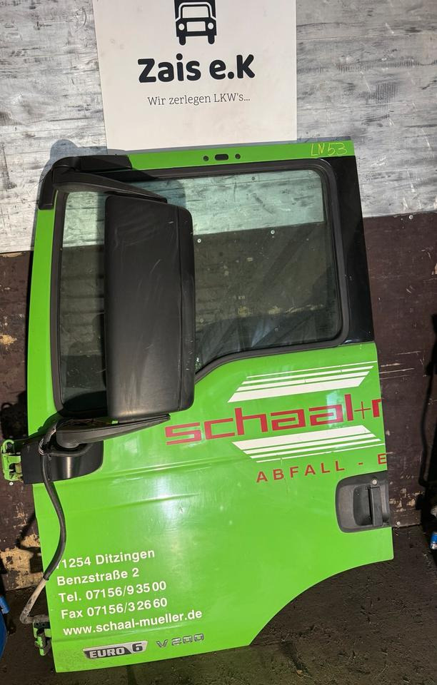 MAN TGS EU6 Fahrertür Grün Spiegel Innenverkleidung - Puerta y piezas para Camión: foto 1 MAN TGS EU6 Fahrertür Grün Spiegel Innenverkleidung - Puerta y piezas para Camión: foto 1