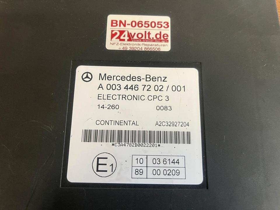 Mercedes Actros MP4 CPC 3 Steuergerät A0034467202 - Unidad de control para Camión: foto 3 Mercedes Actros MP4 CPC 3 Steuergerät A0034467202 - Unidad de control para Camión: foto 3
