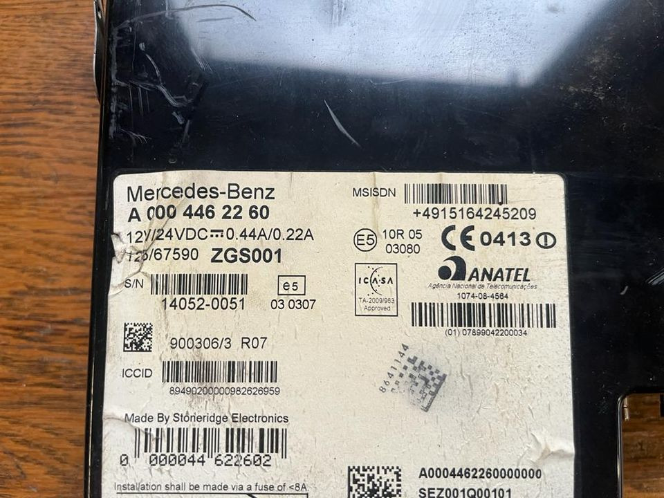 Mercedes-Benz Actros MP4 Tachograph FLEETBOARD A0004462260 - Tacógrafo para Camión: foto 2 Mercedes-Benz Actros MP4 Tachograph FLEETBOARD A0004462260 - Tacógrafo para Camión: foto 2
