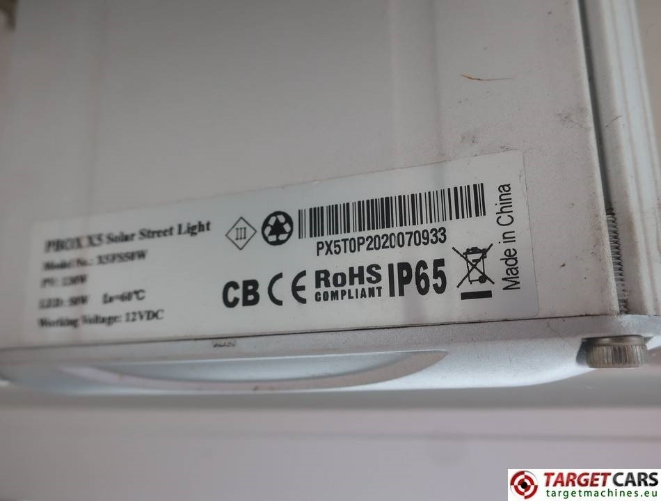 Leasing de Trime X-Pole Tower Light 2x25W Led Solar Panel  Trime X-Pole Tower Light 2x25W Led Solar Panel: foto 12