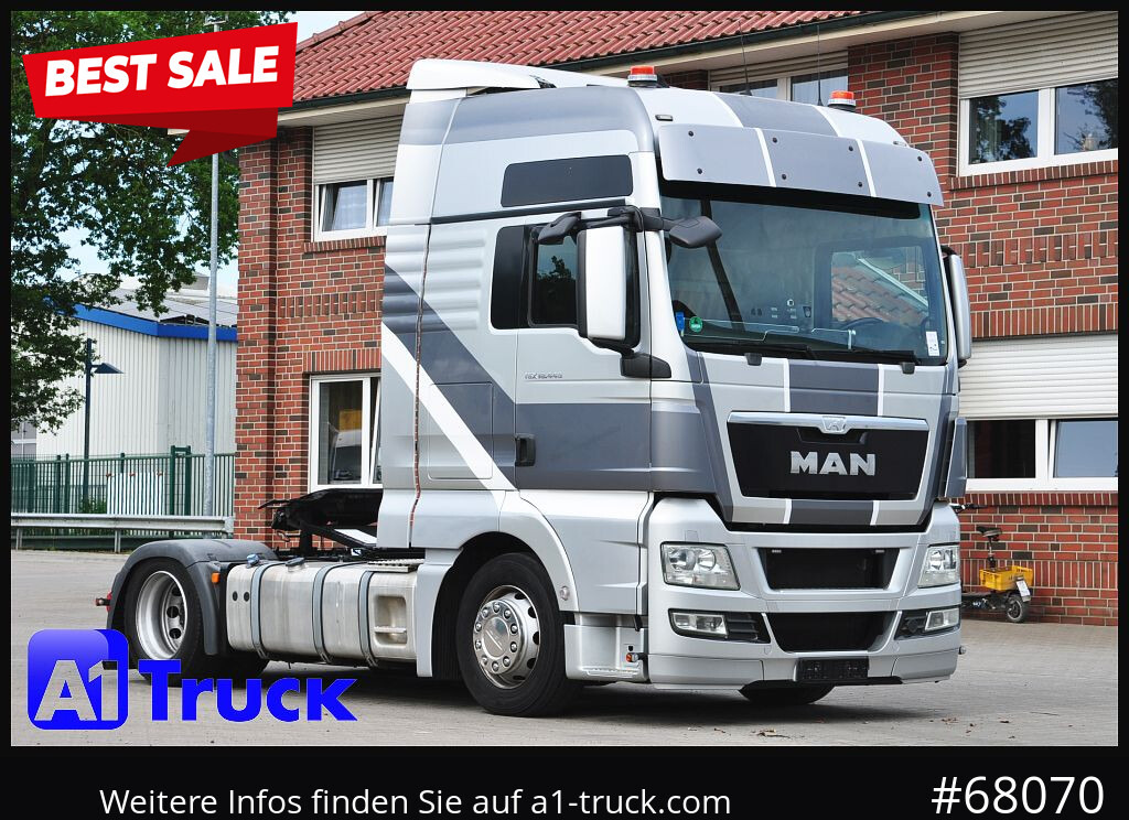 MAN TGX 18.440, Überführer, Terberg Kamag, 2x AHK, verstellbare Sattelplatte, - Cabeza tractora: foto 1 MAN TGX 18.440, Überführer, Terberg Kamag, 2x AHK, verstellbare Sattelplatte, - Cabeza tractora: foto 1