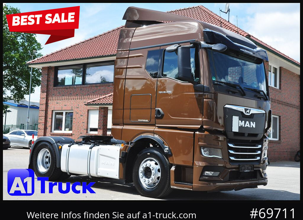 Cabeza tractora MAN TGX 18,480 BLS Intarder Standklima, Soundsystem: foto 1
