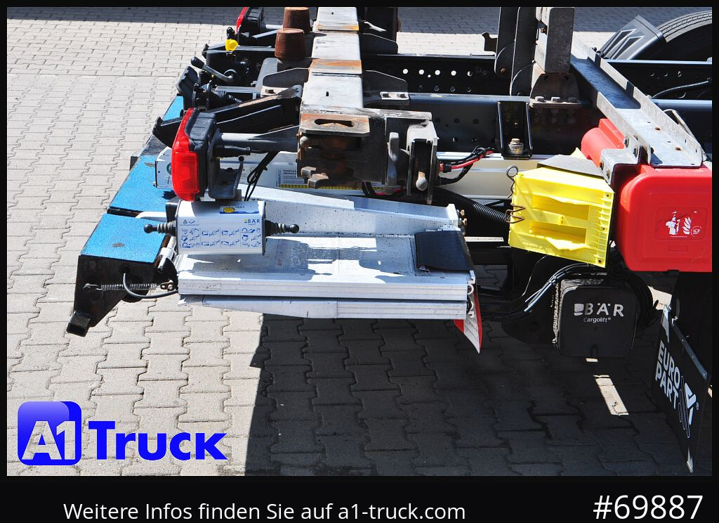 Camión portacontenedore/ Intercambiable DAF XF 480, MultiBDF, 7,45, Standklima, LBW,: foto 13