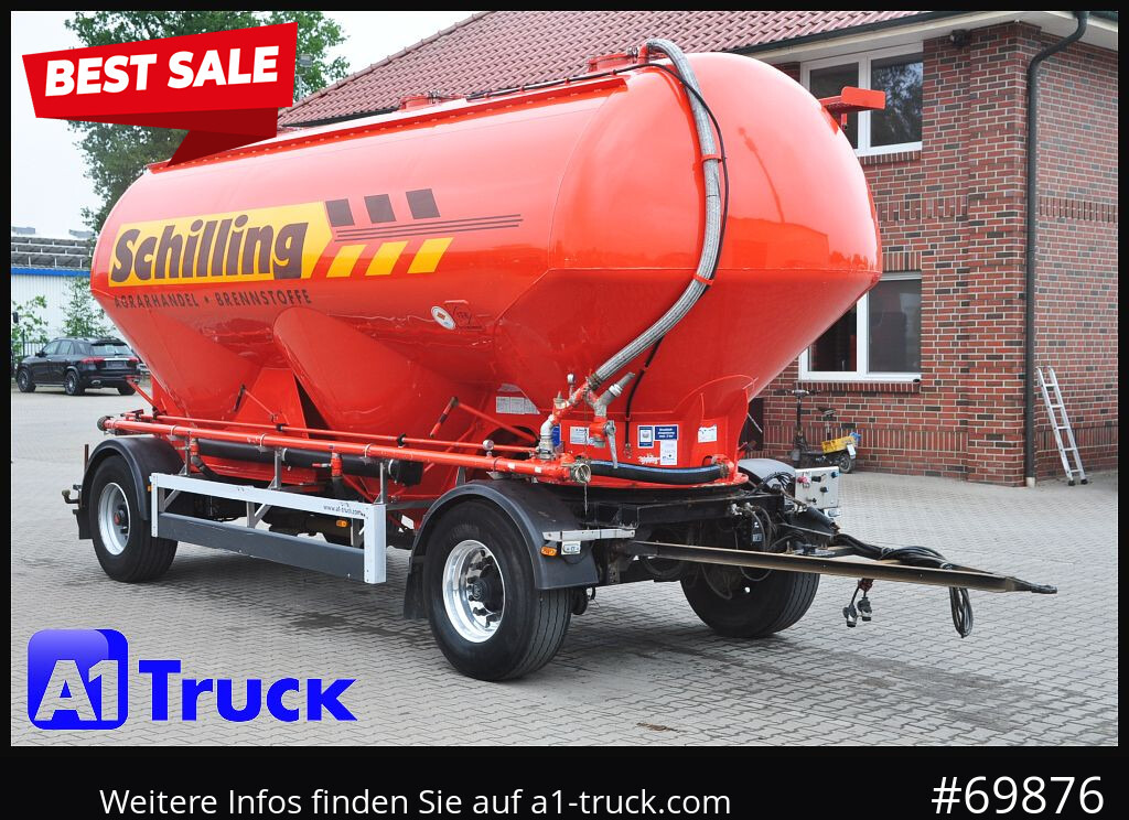 FELDBINDER HEUT 31.2 Silo, Futtermittel, 31m³, 3 Kammern, - Remolque cisterna: foto 1 FELDBINDER HEUT 31.2 Silo, Futtermittel, 31m³, 3 Kammern, - Remolque cisterna: foto 1