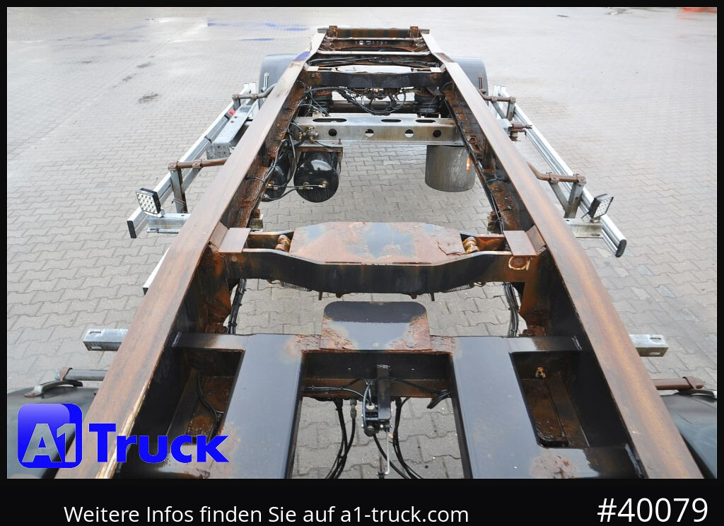 HUEFFERMANN HSA 1870, Abrollanhänger, Schlitten, - Remolque multilift/ Portacontenedores de cadenas: foto 2 HUEFFERMANN HSA 1870, Abrollanhänger, Schlitten, - Remolque multilift/ Portacontenedores de cadenas: foto 2