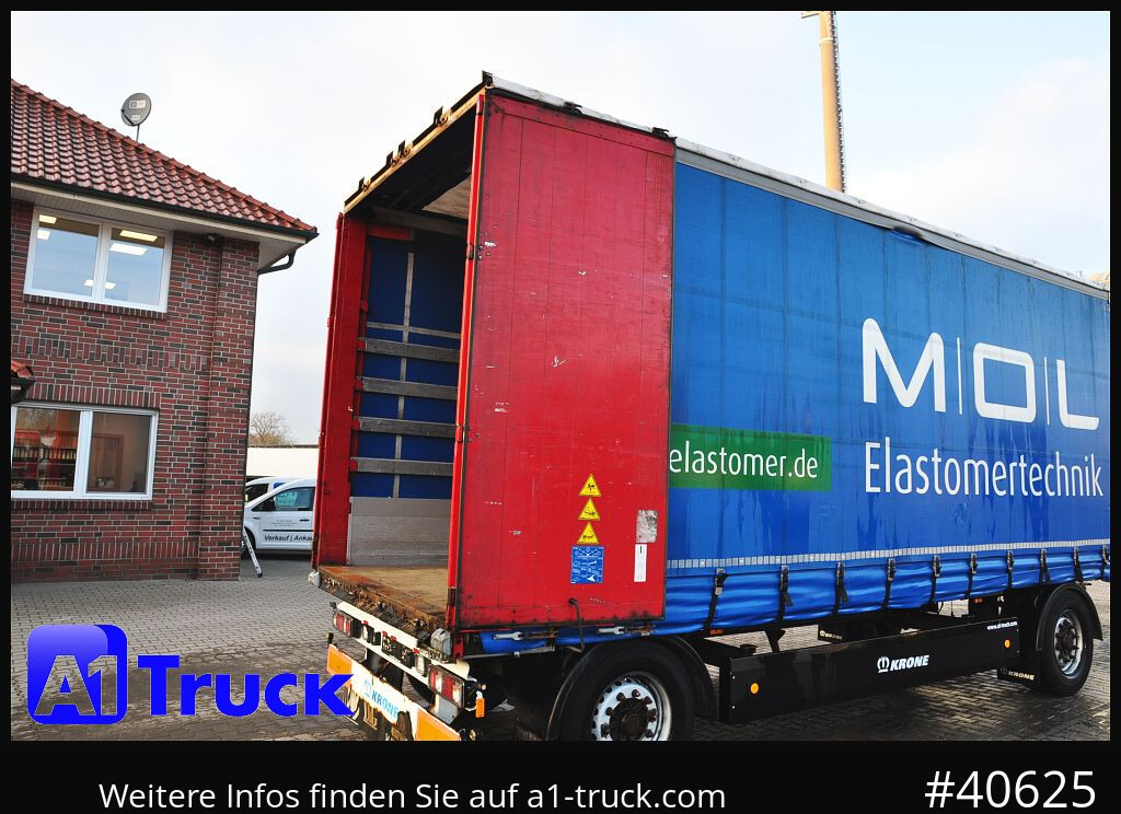 Remolque con toldo KRONE AZP 18, Maxi, 2800mm innen, Edscha,: foto 14