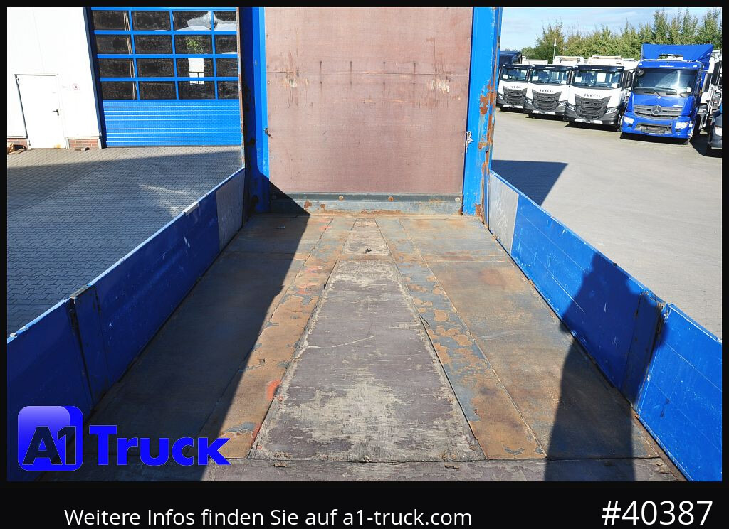 KRONE Mega, Pritsche, 1 Vorbesitzer, TÜV 01-2026, Staplerhalterung - Semirremolque plataforma/ Caja abierta: foto 4 KRONE Mega, Pritsche, 1 Vorbesitzer, TÜV 01-2026, Staplerhalterung - Semirremolque plataforma/ Caja abierta: foto 4