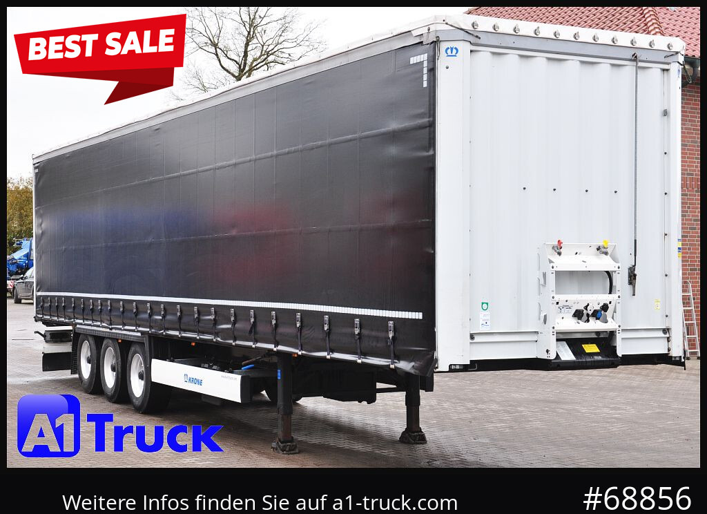 KRONE SD, Standard Tautliner, Alufelgen, Getränke, VDI 2700 - Semirremolque lona: foto 1 KRONE SD, Standard Tautliner, Alufelgen, Getränke, VDI 2700 - Semirremolque lona: foto 1