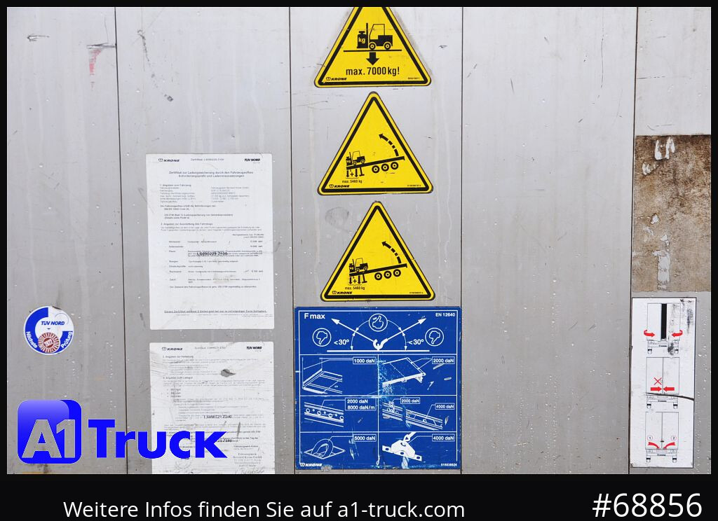 KRONE SD, Standard Tautliner, Alufelgen, Getränke, VDI 2700 - Semirremolque lona: foto 3 KRONE SD, Standard Tautliner, Alufelgen, Getränke, VDI 2700 - Semirremolque lona: foto 3