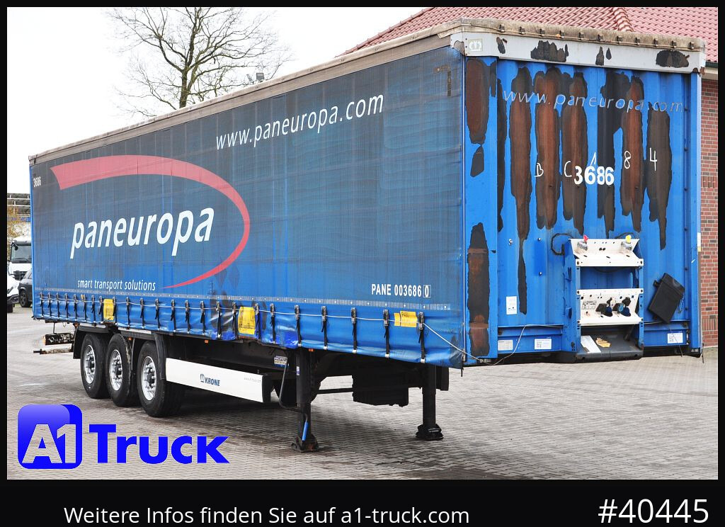 KRONE SD Tautliner, Code XL, BPW - Semirremolque lona: foto 1 KRONE SD Tautliner, Code XL, BPW - Semirremolque lona: foto 1