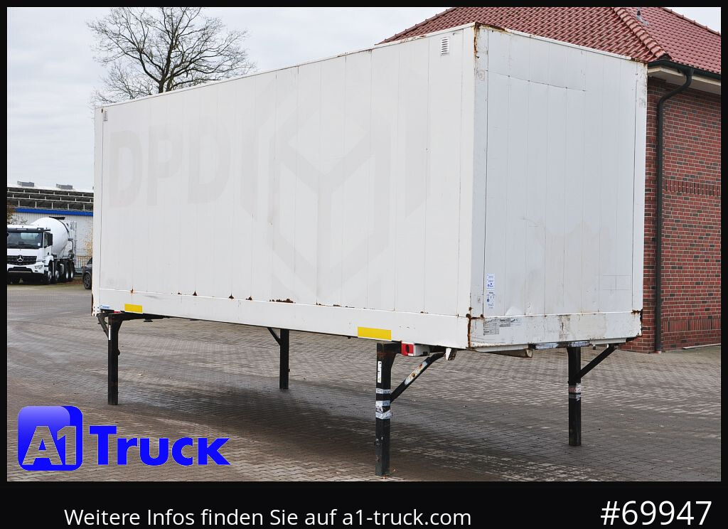 Caja cerrada KRONE WB BDF 7,45 Koffer, 2800mm innen, Zurrösen: foto 1