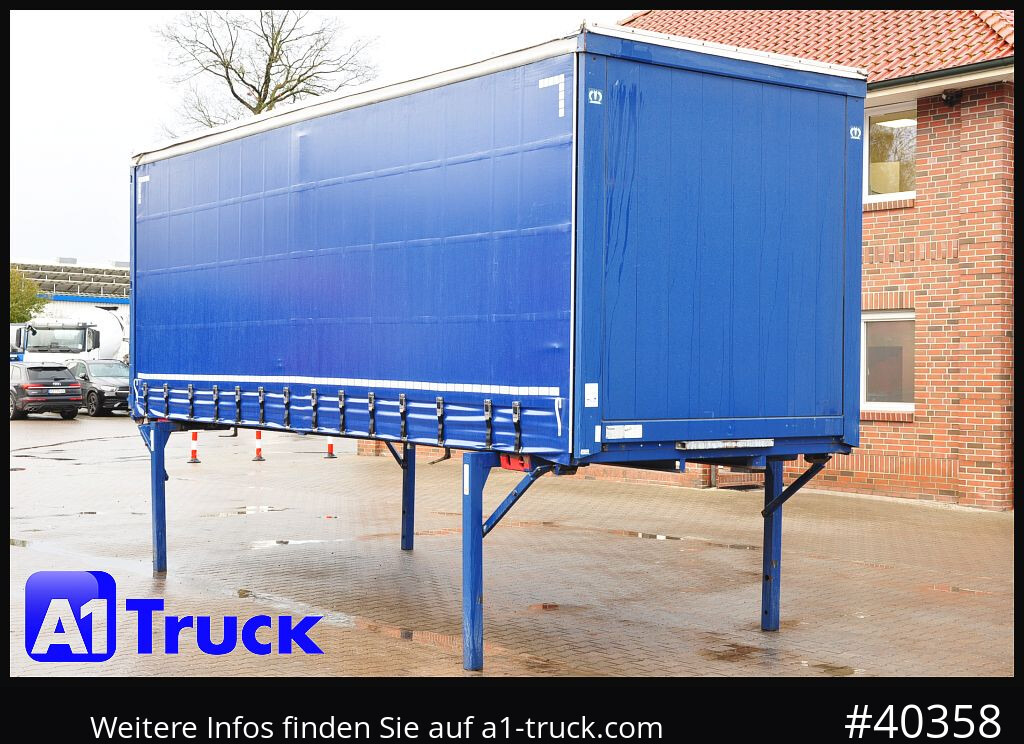 KRONE Wechselbrücke 7,45, Code XL, Bordwand, neue Plane - Toldo carrocería: foto 1 KRONE Wechselbrücke 7,45, Code XL, Bordwand, neue Plane - Toldo carrocería: foto 1