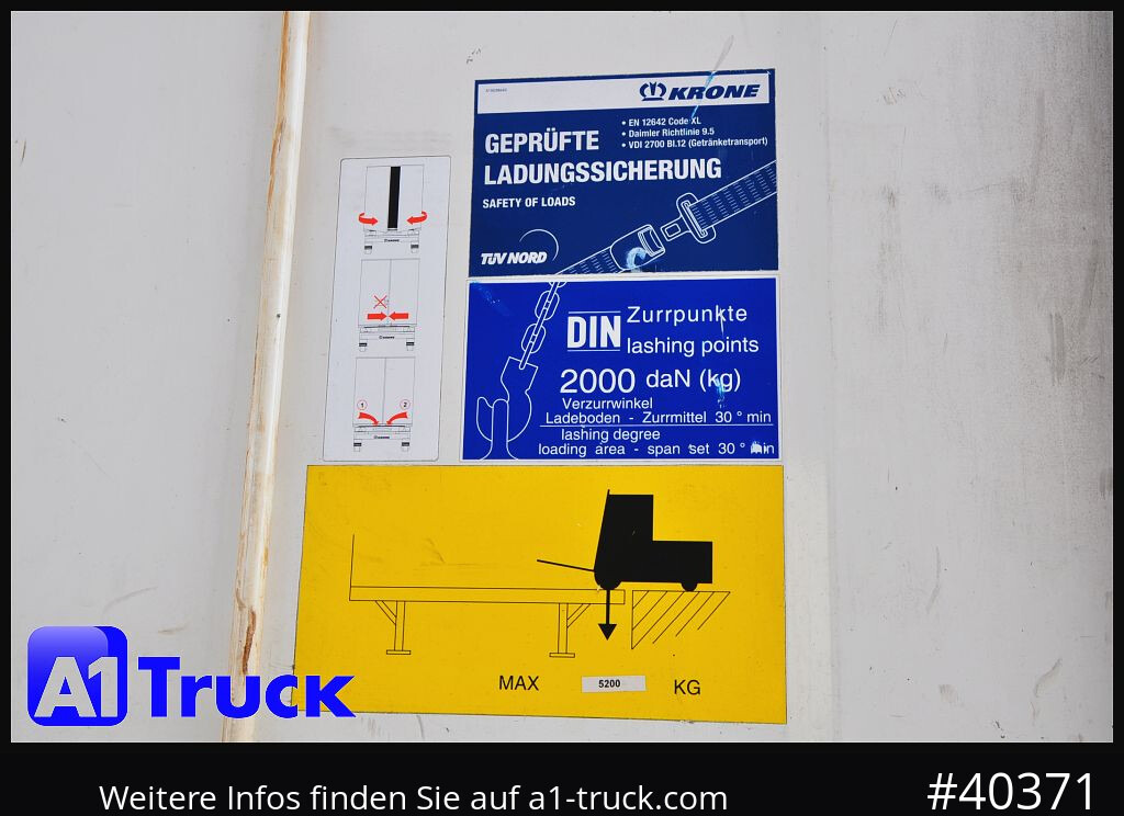 KRONE Wechselbrücke 7,45 neue Plane, Bordwand - Toldo carrocería: foto 3 KRONE Wechselbrücke 7,45 neue Plane, Bordwand - Toldo carrocería: foto 3