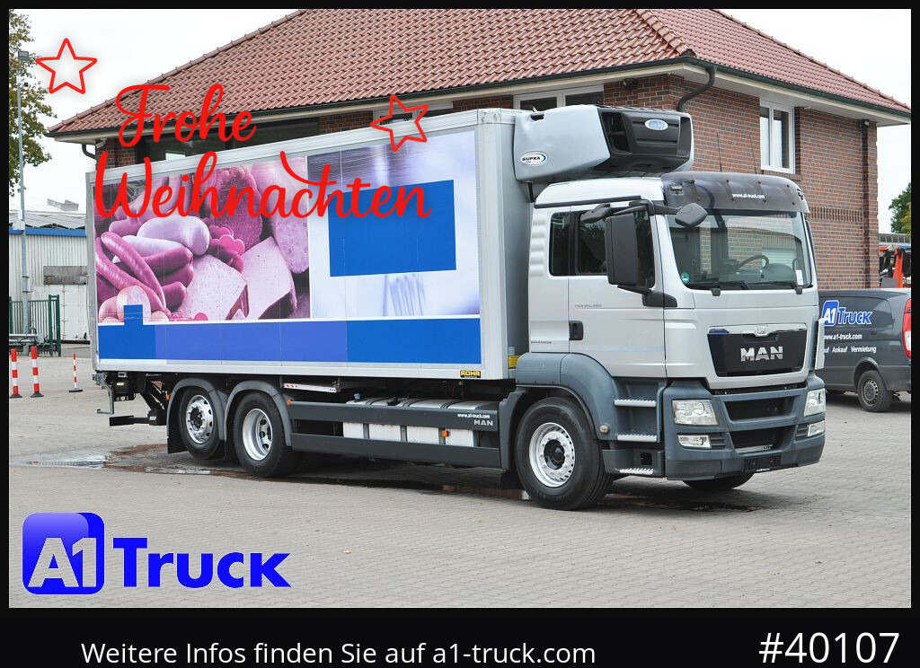 MAN TGS 26.360, Carrier 1150 Rolltor+ LBW, Lift - Camión frigorífico: foto 1 MAN TGS 26.360, Carrier 1150 Rolltor+ LBW, Lift - Camión frigorífico: foto 1