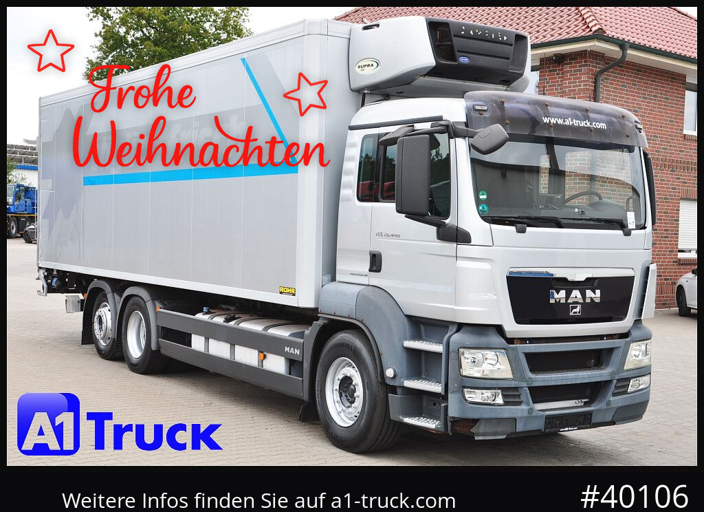 MAN TGS 26.440, Carrier 850 Rolltor+ LBW, Lift - Camión frigorífico: foto 1 MAN TGS 26.440, Carrier 850 Rolltor+ LBW, Lift - Camión frigorífico: foto 1