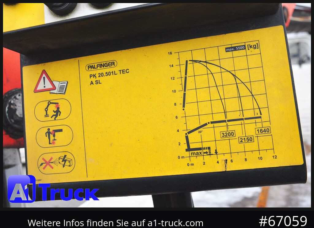 MAN TGS 26.440, Kran PK20.501L Lenkachse, - Camión caja abierta, Camión grúa: foto 2 MAN TGS 26.440, Kran PK20.501L Lenkachse, - Camión caja abierta, Camión grúa: foto 2