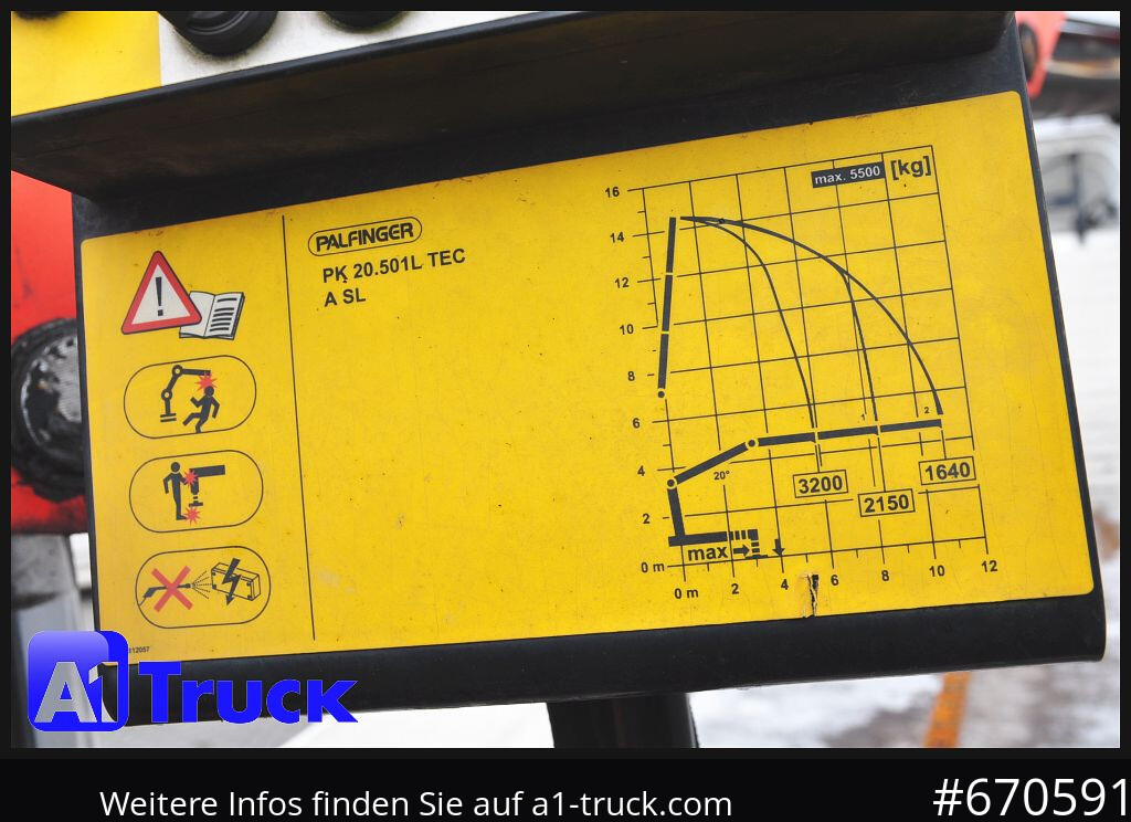 MAN TGS 26.440, Kran PK20.501L Lenkachse, - Camión caja abierta, Camión grúa: foto 2 MAN TGS 26.440, Kran PK20.501L Lenkachse, - Camión caja abierta, Camión grúa: foto 2