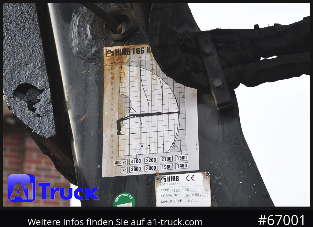 MAN TGX 26.400, Hiab Kran, Lenk-Liftachse, - Camión grúa, Camión caja abierta: foto 4 MAN TGX 26.400, Hiab Kran, Lenk-Liftachse, - Camión grúa, Camión caja abierta: foto 4