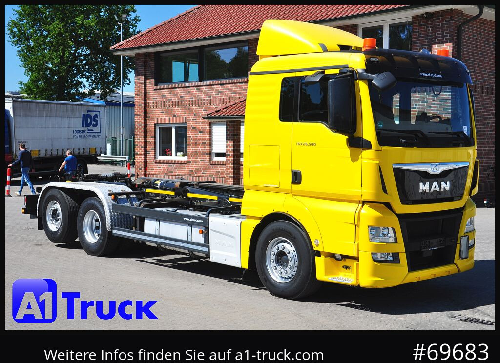 MAN TGX 26,500, Meiller,Funk, Lift-Lenk - Camión multibasculante: foto 1 MAN TGX 26,500, Meiller,Funk, Lift-Lenk - Camión multibasculante: foto 1