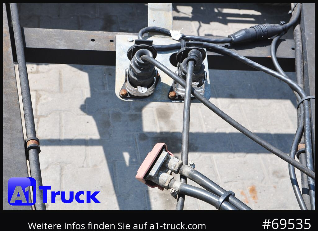 Remolque multilift/ Portacontenedores de cadenas MEILLER HKM G 18 SZL BPW, Schlitten, Abrollanhänger: foto 7