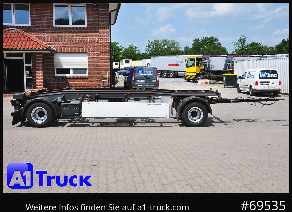Remolque multilift/ Portacontenedores de cadenas MEILLER HKM G 18 SZL BPW, Schlitten, Abrollanhänger: foto 8