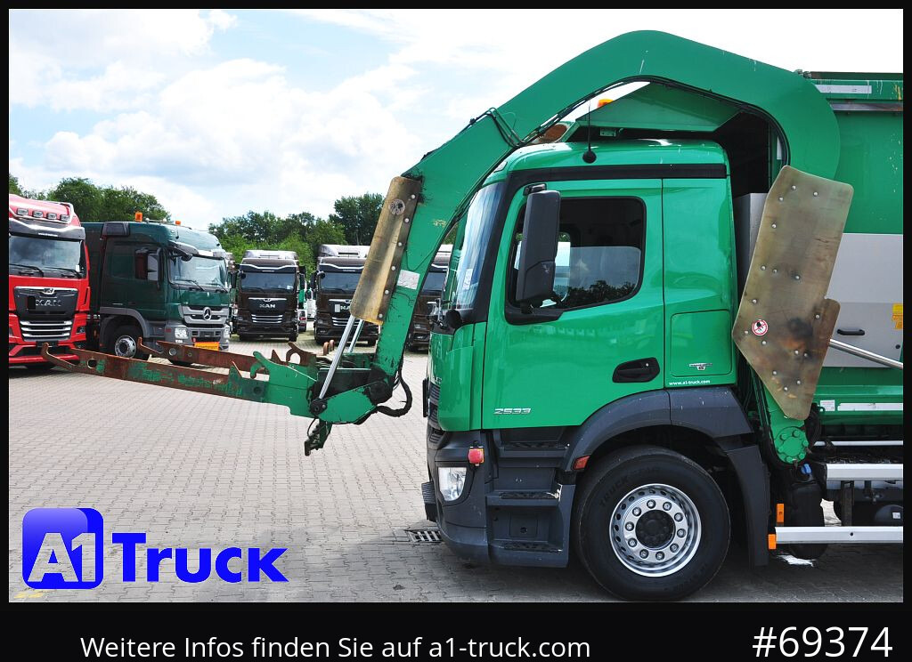 MERCEDES-BENZ Antos 2533, HS Millenium XXL37 Überkopflader, - Camión de basura: foto 4 MERCEDES-BENZ Antos 2533, HS Millenium XXL37 Überkopflader, - Camión de basura: foto 4