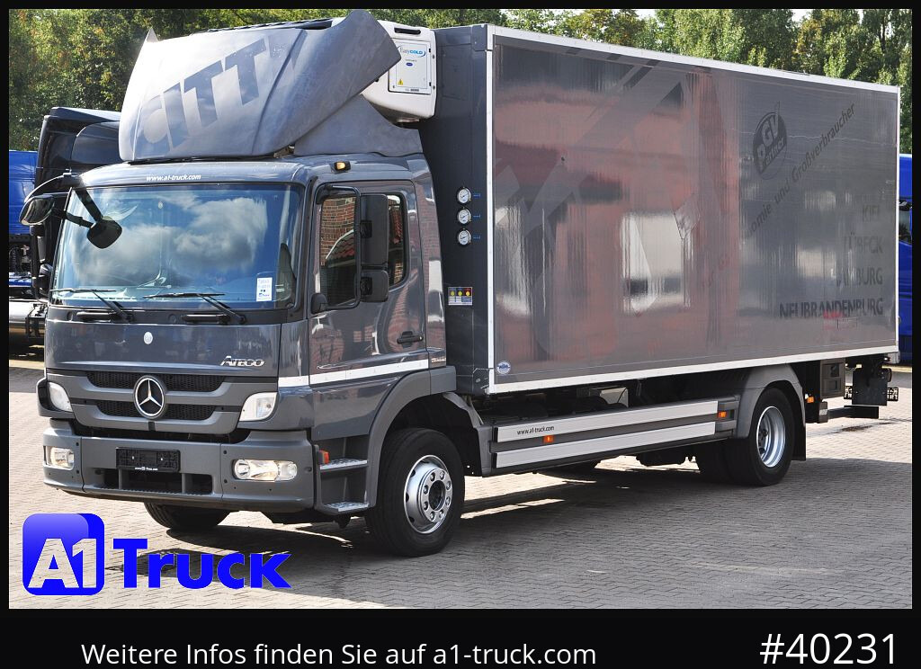 Camión frigorífico MERCEDES-BENZ Atego 1222, Kühlkoffer, Carrier Supra 850 Mt, LBW: foto 5